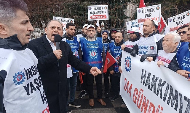 Yolbulan İşçileri 244 Günlük Grev İçin Ankara’da Destek Aradı