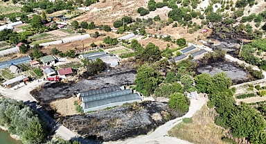 Karabük’te Bahçe Yangını