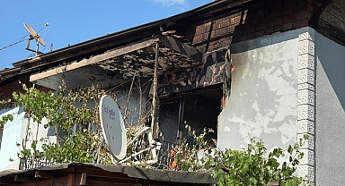 Karabük'te Müstakil Evde Yangın Çıktı