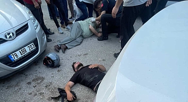 YOLUN KARŞISINA GEÇMEYE ÇALIŞAN YAYAYA ÇARPTI