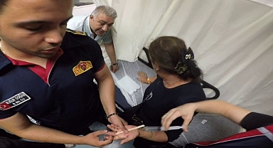 Acil serviste itfaiyeden yüzük operasyonu