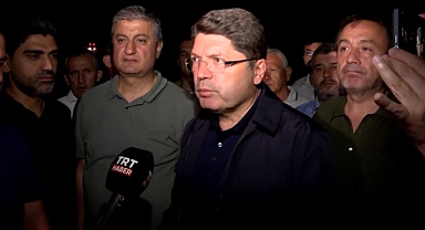 Adalet Bakanı Tunç, Karabük'te orman yangınlarına ilişkin konuştu: