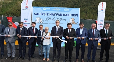 Bölgenin en büyük hayvan barınağı Karabük'te hizmete girdi