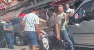 Karabük'te tornavidalı kavga kamerada