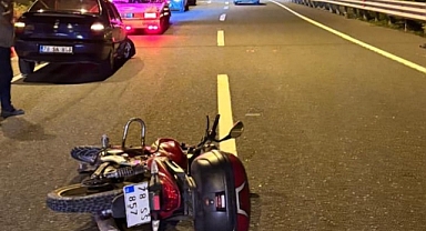 Safranbolu'da otomobilin çarptığı motosikletli ağır yaralandı