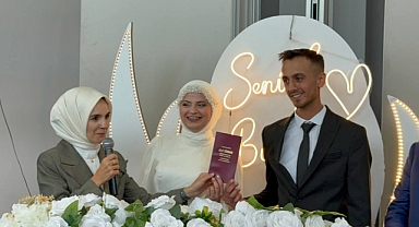Bakan Göktaş, Genç Çiftin Nikah Şahidi Oldu