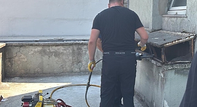 Mahsur kalan kedi için seferber oldular