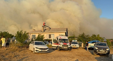 Safranbolu'da orman yangını nedeniyle bir mahalle boşaltıldı