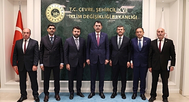 AK Parti Karabük Heyeti Bakan Murat Kurum’u Ziyaret Etti
