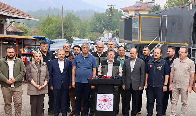 Bakan Yumaklı: Şu an ülkemizde aktif bir yangın yok