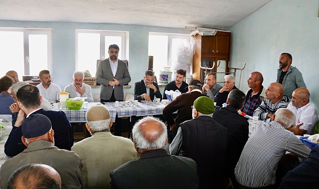 Milletvekili Şahin'den köy ziyareti