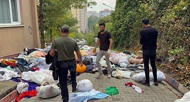 Evden bir kamyon çöp çıktı