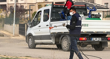 Karabük Belediyesi'nden Şehir Genelinde İlaçlama Çalışması