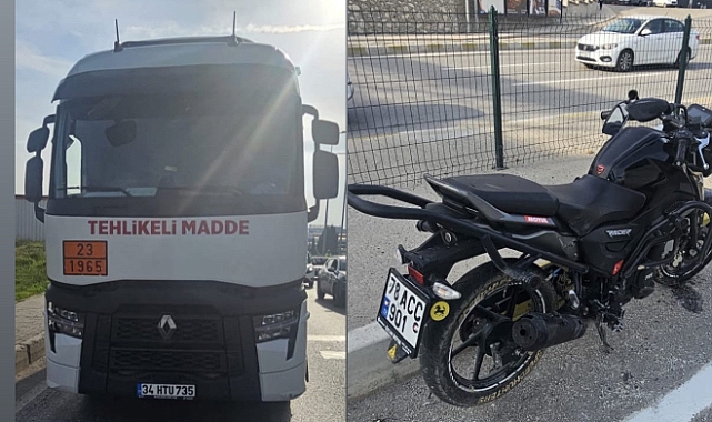 Akaryakıt Tankerinin Manevrası İki Motosikletle Kaza Yapmasına Neden Oldu: 2 Yaralı