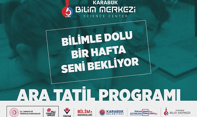Karabük Belediyesi’nden Ara Tatile Özel Bilim Dolu Program