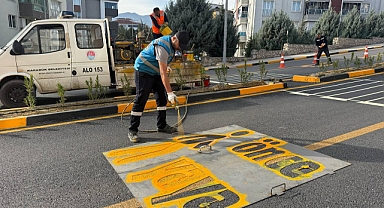 Karabük Belediyesi, Yaya Geçidi Çizgilerini Yeniliyor