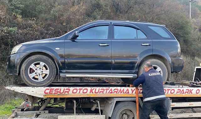 Kocaeli’de çalınan otomobil Karabük'te bulundu