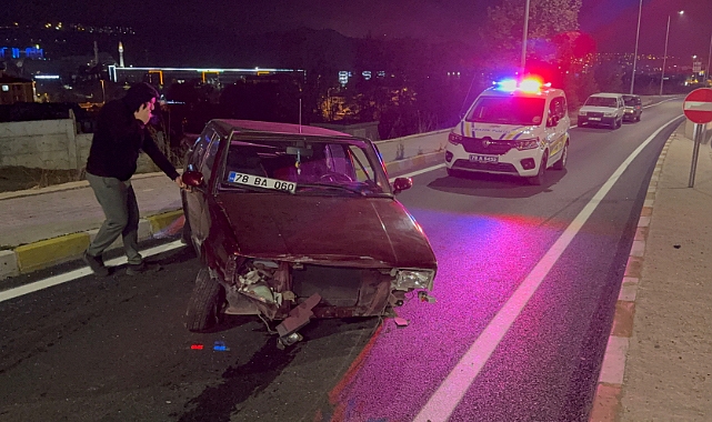 Köpeğe çarpmamak için kaza yaptı: 1 kişi yaralandı