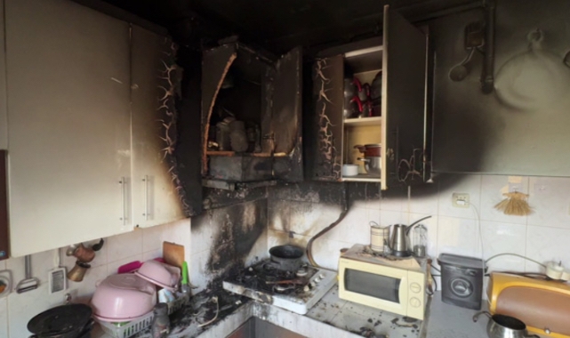 Yangında Anne ve Oğlu Dumandan Etkilendi