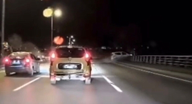 Karabük’te üç kişinin yaralandığı kazanın görüntüleri ortaya çıktı 