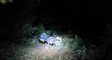 Safranbolu'da motosikletli 30 metrelik uçuruma yuvarlandı