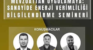 SANAYİDE ENERJİ VERİMLİLİĞİ SEMİNERİ KARABÜK’TE DÜZENLENECEK