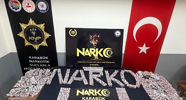 Karabük’te 52 bin uyuşturucu hap ele geçirildi: 3 tutuklama 