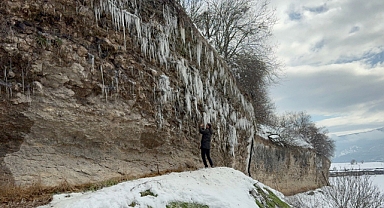 Safranbolu'da buzdan görsel şölen