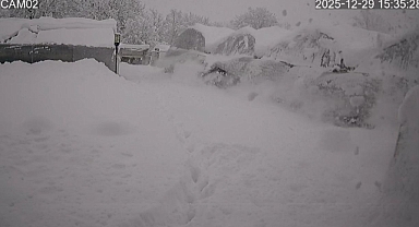 Seraların çökme anı kamerada 