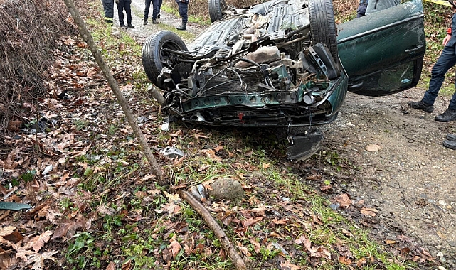 Yenice’de otomobil takla attı: 1 ölü