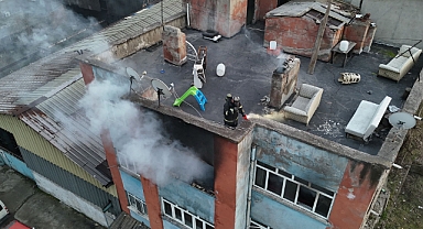 Karabük’te 4’üncü katta yangın paniği: Alevler büyümeden söndürüldü 