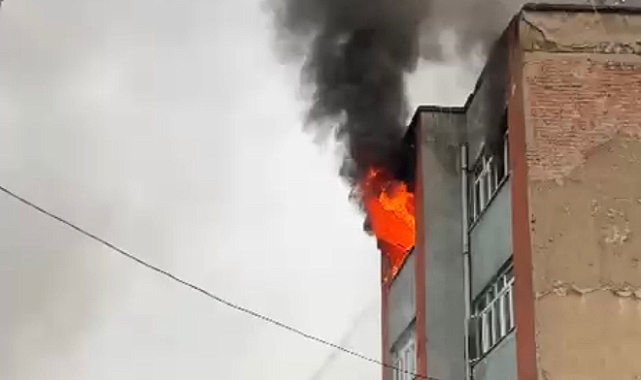 Karabük’te 4’üncü katta yangın paniği: Alevler büyümeden söndürüldü 