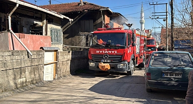 Karabük'te müstakil ev yangında zarar gördü
