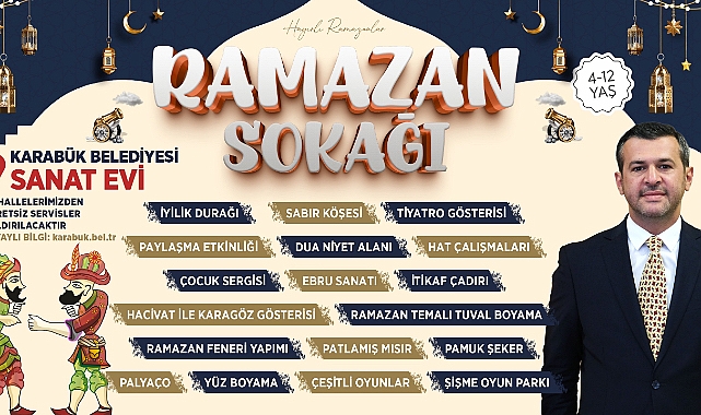Karabük’te Ramazan Sokağı Etkinlikleri Başlıyor