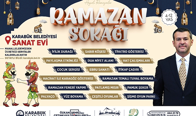 Karabük’te Ramazan Sokağı Etkinlikleri Başlıyor