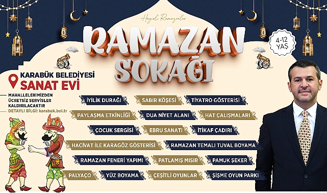 Karabük’te Ramazan Sokağı Etkinlikleri Başlıyor 