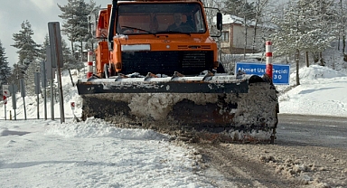 Safranbolu’da kar yağışı etkili oldu 
