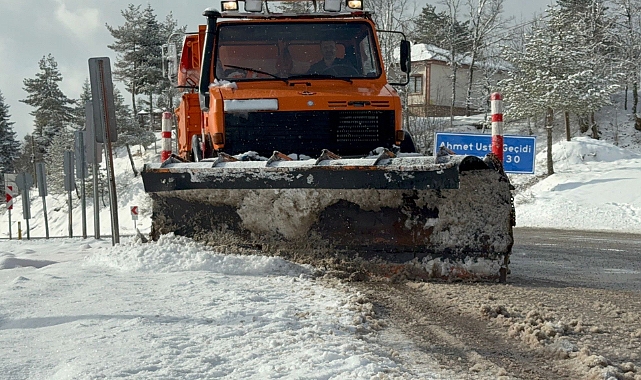 Safranbolu’da kar yağışı etkili oldu