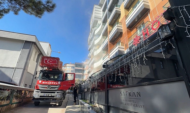 Safranbolu'da otelde yangın; 8 kişi kurtarıldı