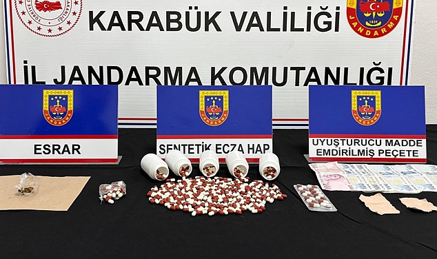 Karabük’te uyuşturucu operasyonunda 3 kişi gözaltı