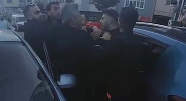 Yol verme kavgası kamerada 