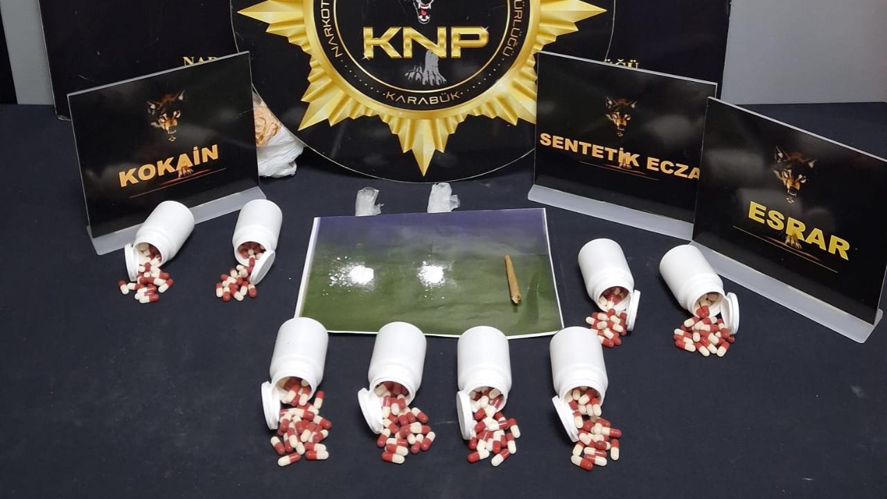 Karabük’te 4 ayrı uyuşturucu operasyonunda 5 şüpheli tutuklandı