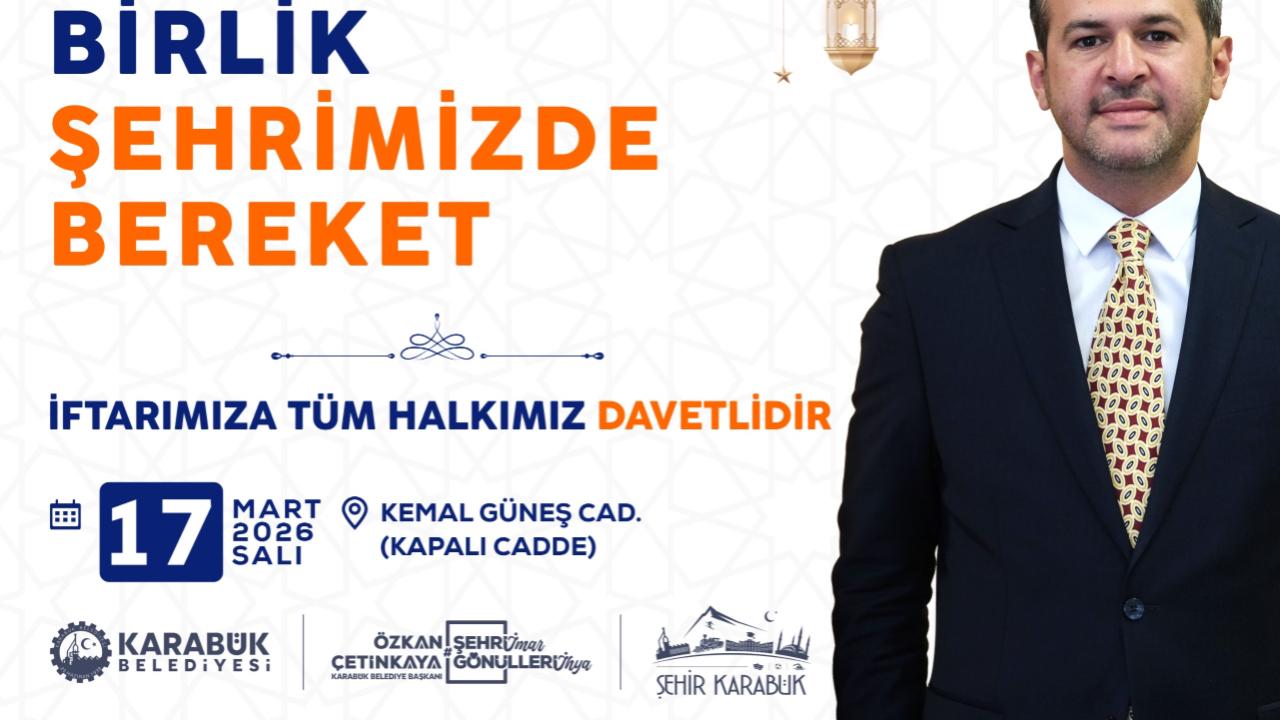 Karabük Belediyesi’nden Kemal Güneş Caddesi’nde Büyük İftar Buluşması