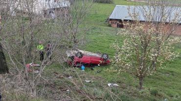 Safranbolu’da otomobil şarampole yuvarlandı:1 yaralı
