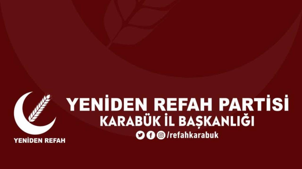 Yeniden Refah Partisi'nden İstifa Açıklaması