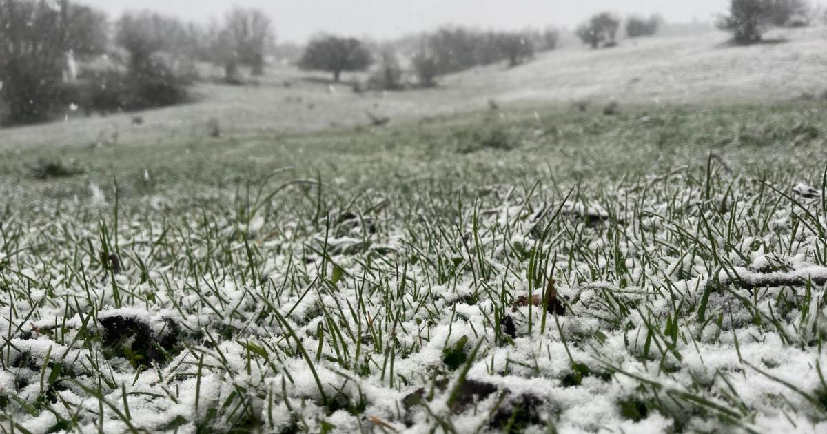 İlçelerde bahar ayında kar sürprizi