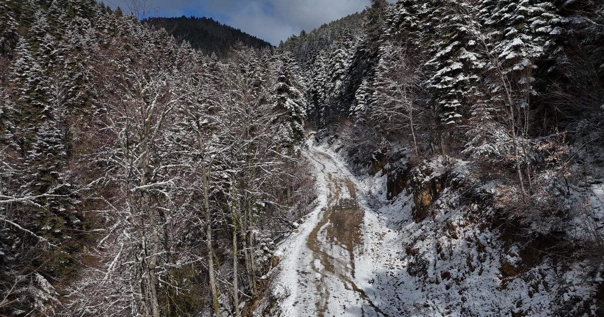 Karabük nisan ayında yeniden beyaza büründü