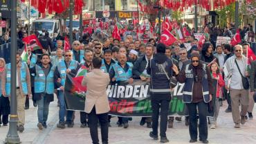 Karabük'te Filistin'e Destek Yürüyüşü