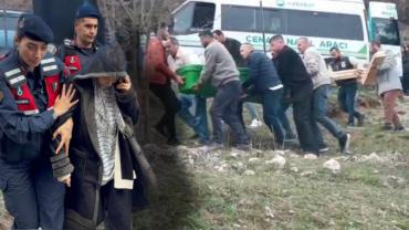 Kocası mezara kendisi hapse girdi!