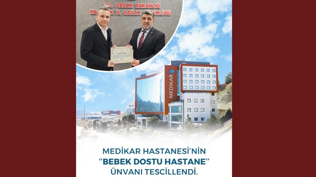 MEDİKAR HASTANESİ “BEBEK DOSTU HASTANE” UNVANINI BAŞARIYLA SÜRDÜRÜYOR